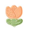 Serie Tulipán Original Plato Multifuncional para Perros Fabricante Venta al por Mayor Silicona Anti-Asfixia Tapete de Comida Lenta para Perros Pequeños y Medianos