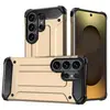 Modelo clásico de comercio exterior adecuado para funda de teléfono Samsung s25ultra, funda protectora de teléfono s24 anticaídas dos en uno al por mayor