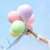 Globos de Látex Redondos de 10 Pulgadas en Colores Macarrón, 2.2 Gramos, Engrosados, Color Sólido, Decoración de Fiesta, Lindos, Duraderos, Inflables