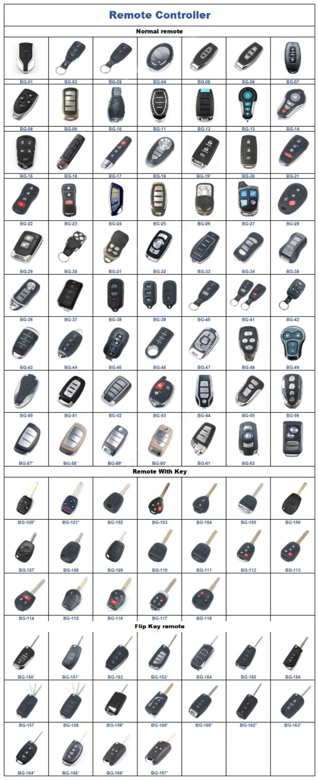 remote keys for central lock