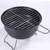 Paquete de Hielo Pequeño para Exteriores Transfronterizo Horno de Hielo Redondo Horno de Hielo al Aire Libre Camping Horno de Carbón Horno de Tarjeta Estufa de Leña Hogar
