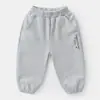 Pantalones Deportivos de Forro Polar para Niños para Otoño e Invierno, Ropa Nueva para Niños, Pantalones de Chándal para Niños Pequeños, Moda de Otoño para Niños