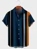 Nova Moda Casual de Verão Venda Quente Camisa Havaiana Masculina de Manga Curta Impressa em 3D Férias Litoral Fábrica de Origem