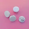 Estante de Almacenamiento para Armario Simple Divisor de Estante Accesorios Panel de Malla de Hierro Clip para Estante Clip de Esquina Blanco Clip Plano Clip Redondo 360 Clip de Bloqueo