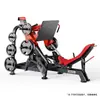Máquina Todo en Uno de Pedal Invertido Gimnasio Comercial Ejercicio de Fuerza de Piernas Máquina Inclinada Entrenador Pedal Supino