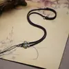 Cordón para Colgante de Cuentas Pequeñas, Cordón de Collar Tejido a Mano, Cordón para Collar con Colgante de Jade Pixiu Guanyin, Cordón Unisex