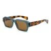 Gafas de Sol Nuevo Estilo Transfronterizas, Gafas de Sol de Moda de Lujo Ligero con Montura Cuadrada, Gafas de Sol Unisex de Comercio Exterior