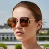 Moda Europeia e Americana Novo Estilo Óculos de Sol Personalizados, Escolhas de Influenciadores de Street Style, Óculos de Sol com Proteção UV, Óculos de Formato Único de Luxo