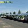 Suporte para garagem de painel solar Suporte fotovoltaico de liga de alumínio Suporte solar para galpão de estacionamento