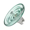Isolador de Vidro Temperado Suspenso em Forma de Disco Padrão Lxp-100 Isolador de Linha de Alta Tensão Fornecimento Direto da Fábrica