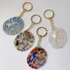 Corea del Sur Hoja de Ácido Acético Mini Peine Llavero Lindo Colgante de Moda Antiestático Portátil Peine Pequeño Accesorios