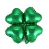 Decoração de abertura de celebração de casamento de quatro pétalas balão de flores em forma de coração balão de trevo de quatro folhas arco balão de filme de alumínio atacado