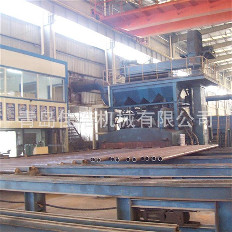 青岛佳浩Q69辊道通过式抛丸机10