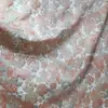 Tela Jacquard Estampada Rosa Fresca y Sencilla para Vestidos, Trajes de Gala, Bolsos, Decoración de Moda DIY y Materiales para Ramilletes