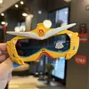 Óculos de Sol Fofos de Robô Menino Festival Leopardo Desenho Animado Menino Mecha Guepardo Silicone Crianças Óculos de Sol Polarizados