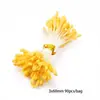 Flor de Laranja Espuma Flor Núcleo Flor Dupla Cabeça Estame de Flor Fruta Artesanal DIY Grampo de Cabelo Acessórios de Cabelo Materiais Venda Quente Atacado