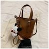 Bolsos Coreanos de Nicho para Mujer Verano 2026 Nuevo de Moda Bolso Tote Pequeño Versátil Bolso Cruzado tipo Cubo