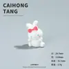 Adornos de Figuras de Dibujos Animados con Forma de Conejos y Cinnamoroll, Accesorios DIY al por Mayor, Piezas Pequeñas Colgantes Creativas para Llaveros