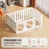 Valla para Mascotas para Perros Pequeños, Jaula para Perros de Interior, Recinto a Prueba de Escape, Valla Elevada para Teddy y Bichón, Cama para Perros