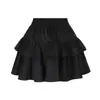Falda Tutú Fruncida Estilo Nuevo Otoño e Invierno 2025 Falda Dulce de Princesa Tipo Pastel Falda Elástica de Cintura Alta Adelgazante