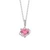 Collar con colgante de corazón de plata esterlina s925 para mujer, cadena de clavícula de lujo con nicho de amor, regalo de San Valentín, joyería