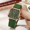 Relógio Quadrado da Moda Feminino Casual com Pulseira de Silicone Relógio de Quartzo para Meninas Relógio Reloj Mujer