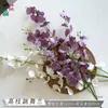 Arreglo floral artificial de orquídea para baile de bodas, orquídea de tallo largo con diseño de mariposa, flores artificiales al por mayor, materiales florales decorativos de alta calidad