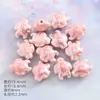 Venta caliente cuentas de cerámica chapadas en luz adornos de tortuga acuario micro paisaje modelo animal cuentas sueltas accesorios para joyería con cuentas