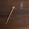 Aguja de Té Horquilla Tallado en Bambú Posavasos de Té Pu 'er Aguja de Té Cuchillo de Té Cono de Té Esfera de Té Aguja para Tetera Horquilla de Bambú Horquilla Ceremonia del Té Seis Caballeros