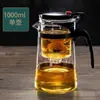 Infusor de té con separación de residuos para uso doméstico, taza elegante, tetera perezosa todo en uno, juego de tetera multifuncional