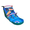 Gran Tobogán de Agua Inflable Comercial con Estampado de Surf y Doble Tobogán, una Atracción Popular de Verano para Mercados, Disponible al por Mayor a Precios Especiales