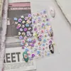 Pegatinas de Arte para Uñas en Relieve Transfronterizas Populares Nuevas Pegatinas para Uñas Retro Chinas Elegantes Pegatinas de Joyería de Mariposa y Orquídea Arte para Uñas