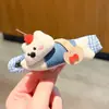 Lindo pasador de pinza para el pelo de oso de peluche con pico de pato, pinza para flequillo lateral, accesorio para el pelo, pasador, pasador