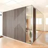 Mampara de Vidrio de Aleación de Aluminio, Mampara de Vidrio Transparente Panorámico, Mampara de Vidrio Templado para Edificios de Oficinas, Fácil de Instalar
