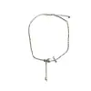 Primavera y Verano 2025 Nuevo Estilo Francés Lujo Ligero Perla Natural Colgante de Metal Cadena de Collar Cadena Clavicular Moda para Mujer