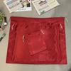 Bolsa de almacenamiento de seda con bolsillo, bolsa de viaje, bolsa a prueba de polvo, bolsa para dormir, bolsa con forro de cordón, chaqueta de plumas, empaquetada