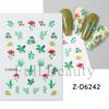 Nuevas pegatinas de uñas transfronterizas, mariposa de color 3D, flor, mariposa con joyas de diamantes, pegatinas de uñas