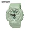 Reloj Digital Sanda 3017 Multifuncional Impermeable Deportivo para Estudiantes Hombres y Mujeres Relojes Personalizados Creativos para Exteriores para Hombres y Mujeres