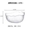 Plato para té Lavado de platos Bol de vidrio Transparente Plato de frutas Casero Creativo Phnom Penh Bol para ensaladas Corazón de niña Bol para postres Juego de vajilla