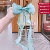 Pinza para el cabello con lazo de cinta estilo coreano para niños, lazo de hilo de doble capa, pinza de pico de pato, trenza para niña, clip superior para el temperamento adulto