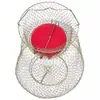 Bolsa de Red Plegable para Protección de Peces Flotantes Bolsa de Red Portátil para Exteriores Cesta de Hierro para Peces Bolsa de Red Protección de Peces Cesta de Peces Equipo de Pesca Suministros de Pesca