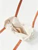Bolso de Hombro Grande de Algodón Tejido 2026 Nuevo Estilo Bolso Tote de Malla Hueca Bolso de Playa para Vacaciones en la Costa Bolso de Mujer
