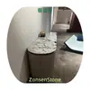 Los gabinetes de aparador de granito se fabrican por encargo con piedra según planos, con varios acabados de superficie disponibles bajo pedido, y los materiales se pueden seleccionar.