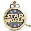 Reloj de bolsillo de dibujos animados de anime de verano, reloj de cuarzo de Los Vengadores, reloj de bolsillo con collar para niños, reloj de bolsillo retro con tapa, venta al por mayor