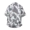 Roupas Masculinas Plus Size Transfronteiriças 2025 Camisa Floral Masculina de Manga Curta Moda Tendência Camisa Masculina de Manga Curta Estilo Americano Marca Tendência Masculina