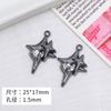 Estilo Gótico Europeu e Americano da Moda Broca Manual de Amor Estrela de Quatro Homens Acessórios de Joias DIY Material para Pulseira Colar Brincos