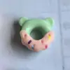 Mini Rollo de Pastel Estéreo Dibujos Animados DIY Pegamento de Crema Funda de Teléfono Celular Pegatina Tocado Pasador Joyería de Resina Brillante Accesorios