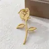 Broche de Flor de Rosa para Mulheres, Elegante e de Alto Padrão, Moderno e Requintado, Alfinete de Flor de Planta, Alfinete de Lapela, Corsage, Decoração de Roupa
