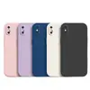 Adequado para Capa de Celular Apple XS, Silicone Líquido, Cobertura Total, Anti-Queda, Cor Pura, Estilo Simples, Toque Amigável à Pele, Capa Protetora de Alta Qualidade