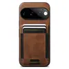 Adequado para capa de celular Google Pixel 11 ProXL, 10 padrões de cera de óleo, alça elástica, porta-cartões, carteira, capa protetora de couro